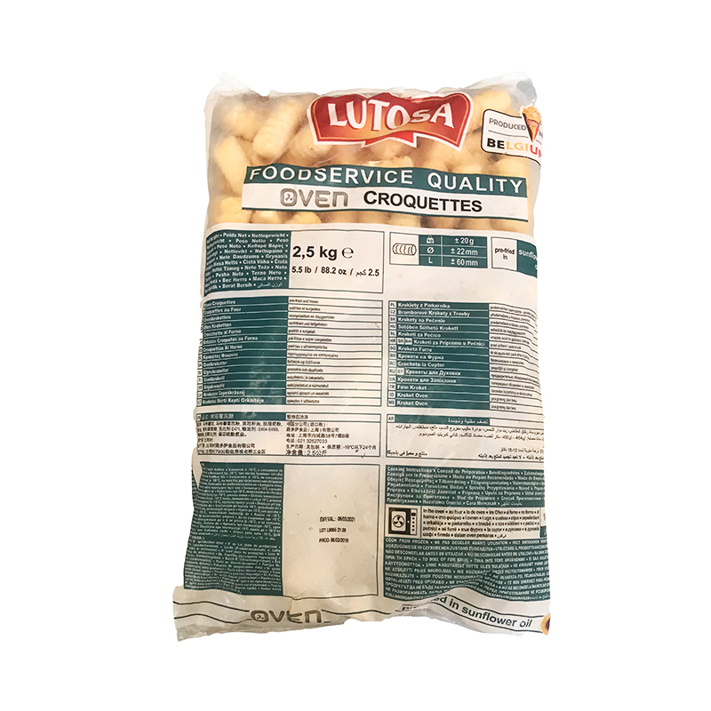 CROCCHETTE DI PATATE CONG. 10KG 土豆棒